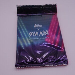 A Single Sealed Pack of Topps x Steve Aoki Baseball Party Wave 1 Trading Cards